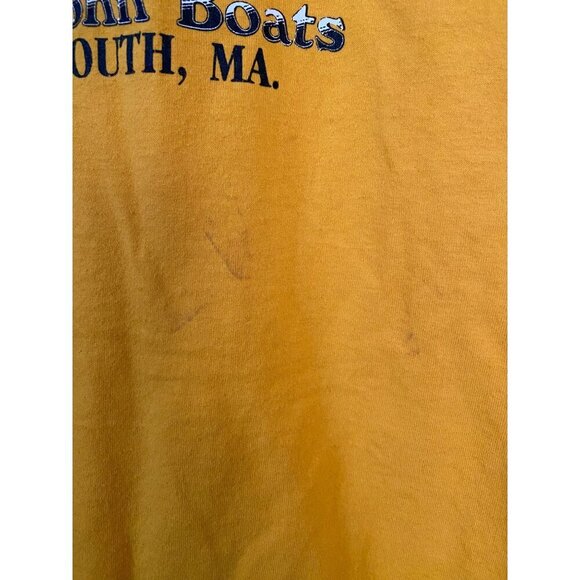 Vintage Whale Watch t-shirt Size Large Capt. John Boats in Plymouth, MA 90s Tour - Picture 7 of 11